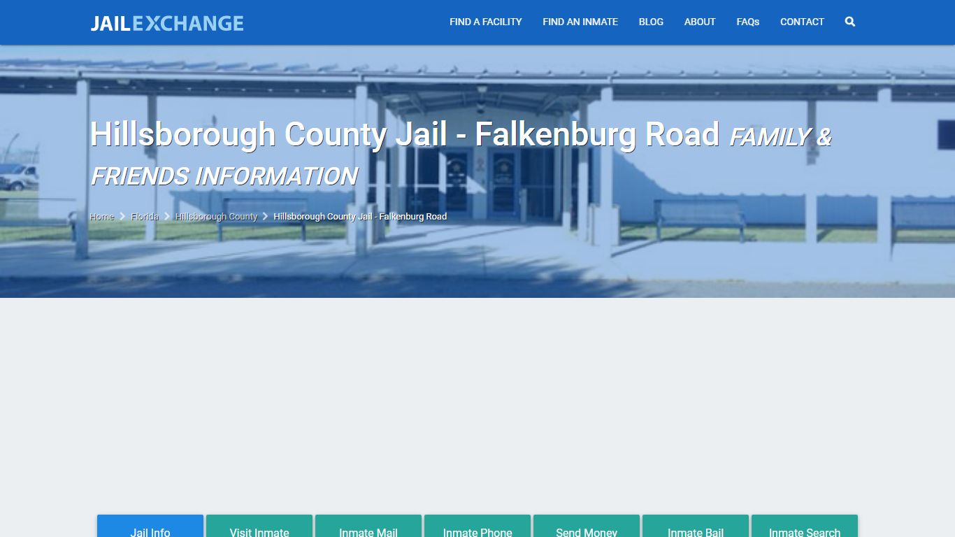 Hillsborough County Jail - Falkenburg Road FL | Booking, Visiting ...
